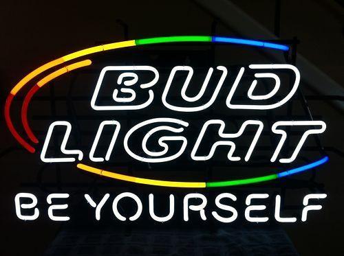 Custom Bud Light By Your Self Neon Sign Tube Neon Light