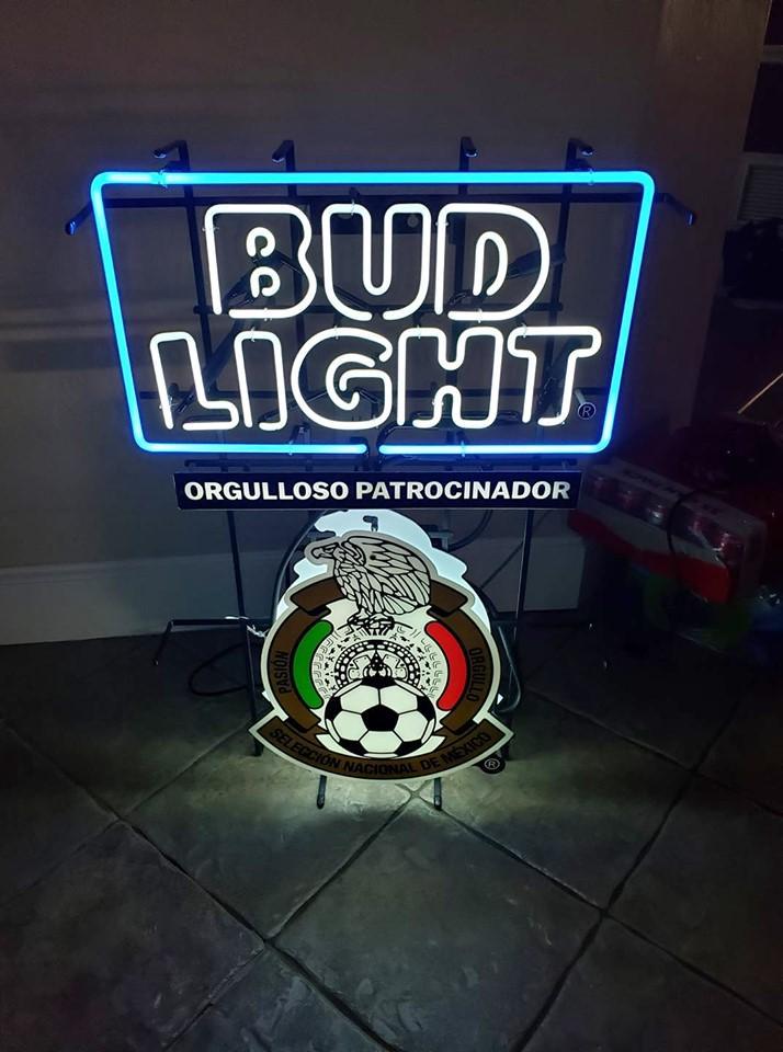 Custom Budweiser Mexico National Football Eagle Neon Sign Tube Neon Light