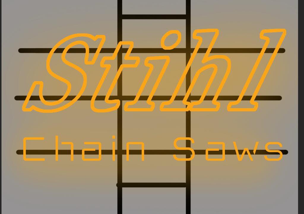 Custom Custom Stihl Neon Sign Tube Neon Light