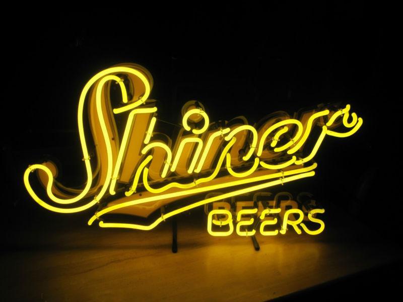 Custom Shiner Beer Neon Sign Logo