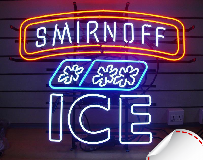 Custom Smirnoff Ice Beer Neon Sign